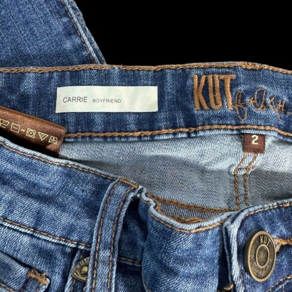 Kut From The Kloth Carrie Boyfriend‎ Jeans Sz 2 - Picture 11 of 12